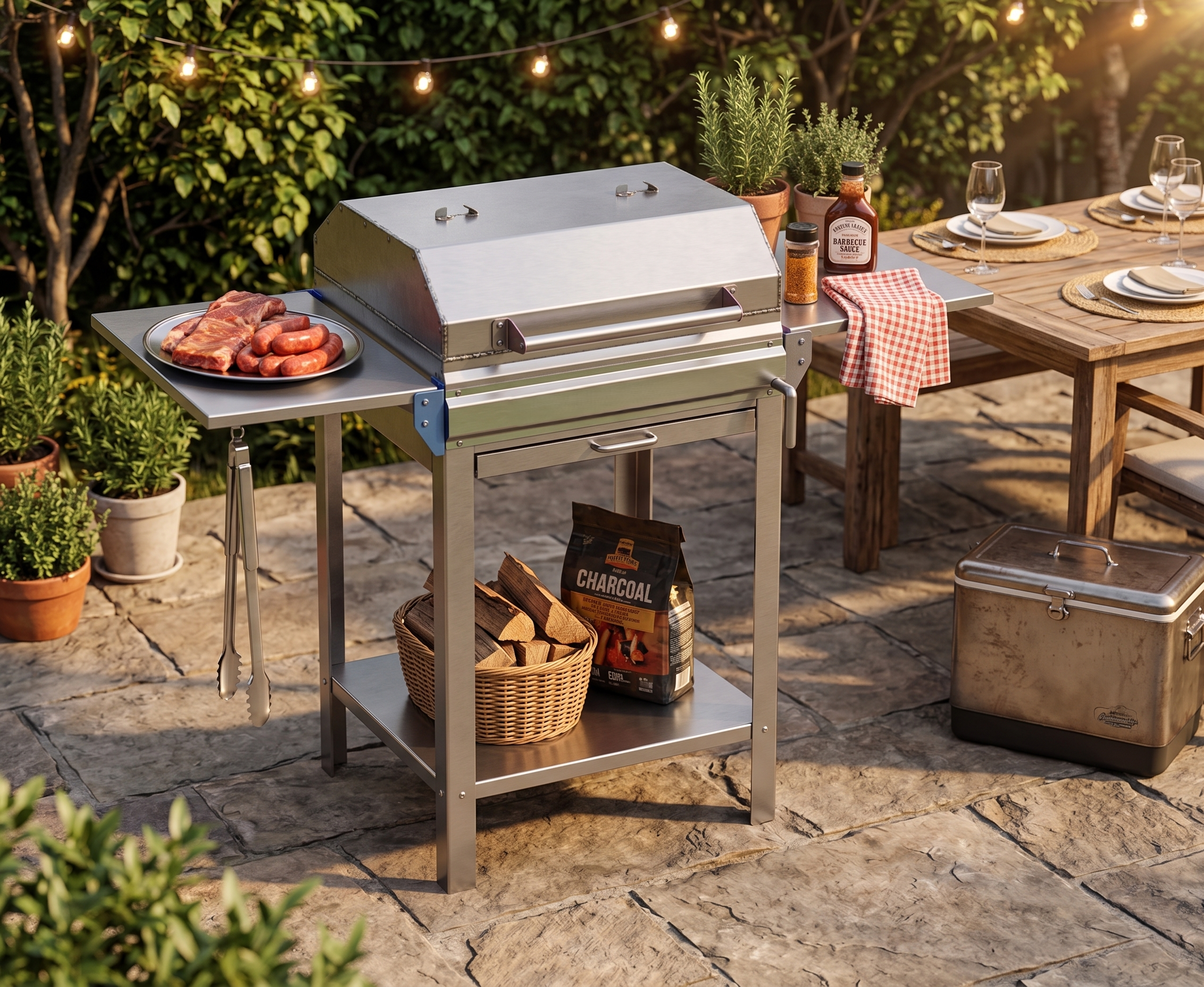 Asador en Acero