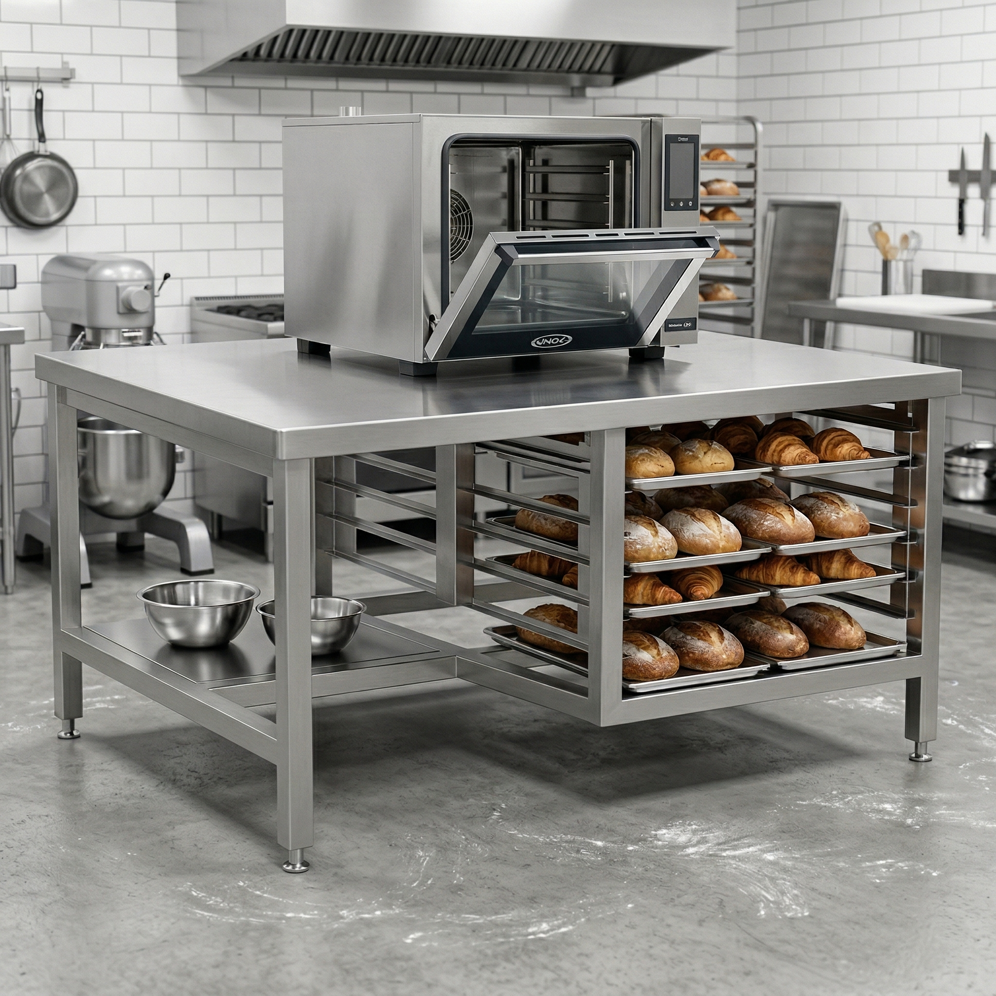 Base para Horno en Acero Inoxidable