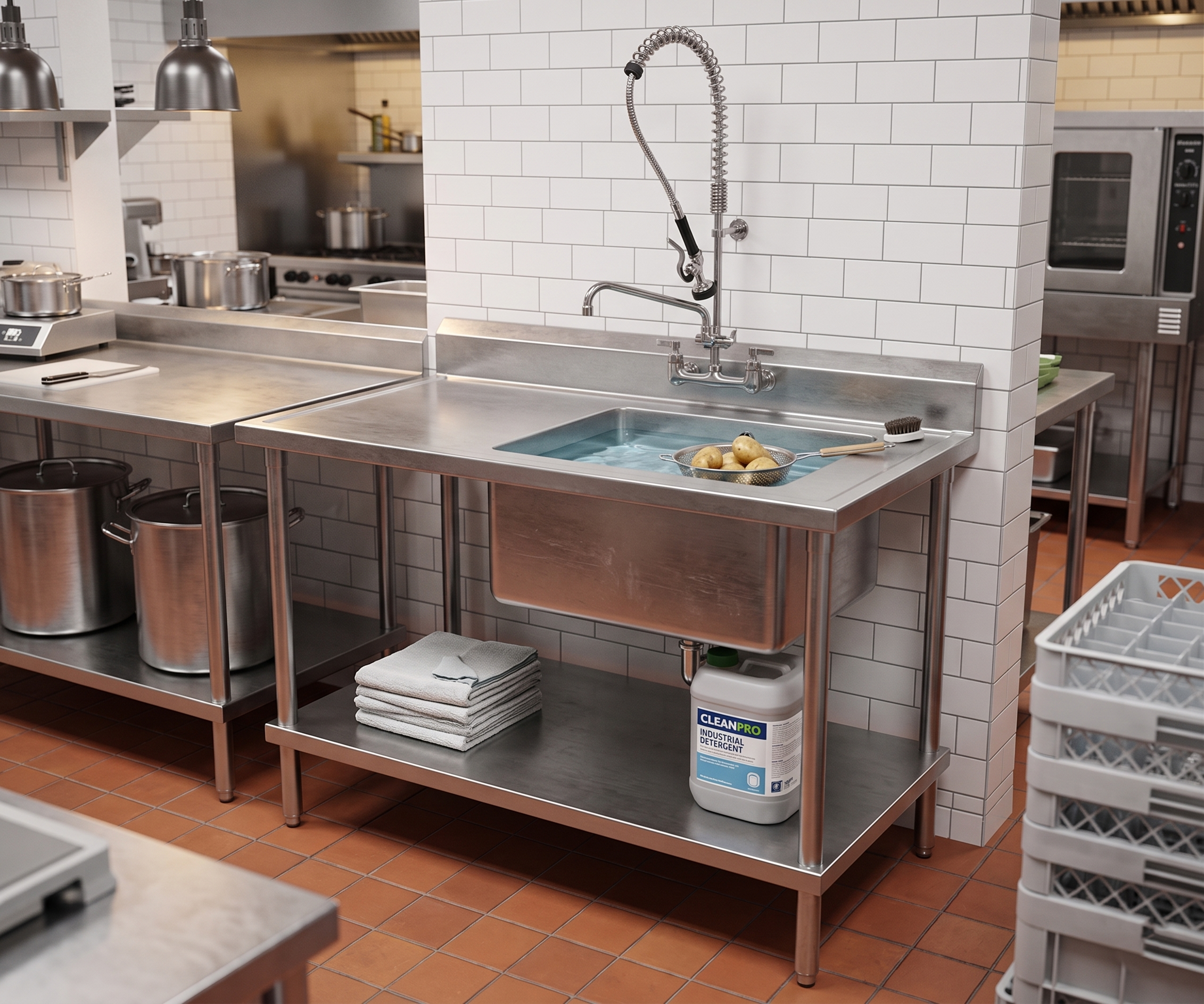 Poceta Social en Acero Inoxidable